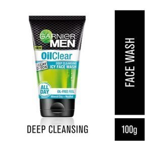 Garnier Men Oil Clear Icy Face Wash, 100gm
