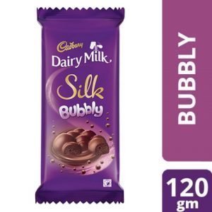 Cadbury Dairy Milk Silk Bubbly Chocolate,120gm