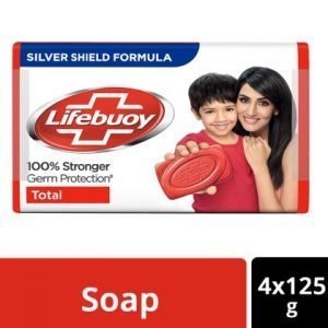 Lifebuoy Total 10 Soap 125 g (Pack of 4)