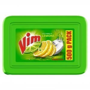 Vim Lemon Power Dishwash Bar, 500g(Tub)