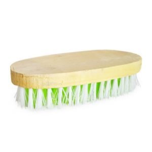 Clothes Washing Brush With Wooden Handle